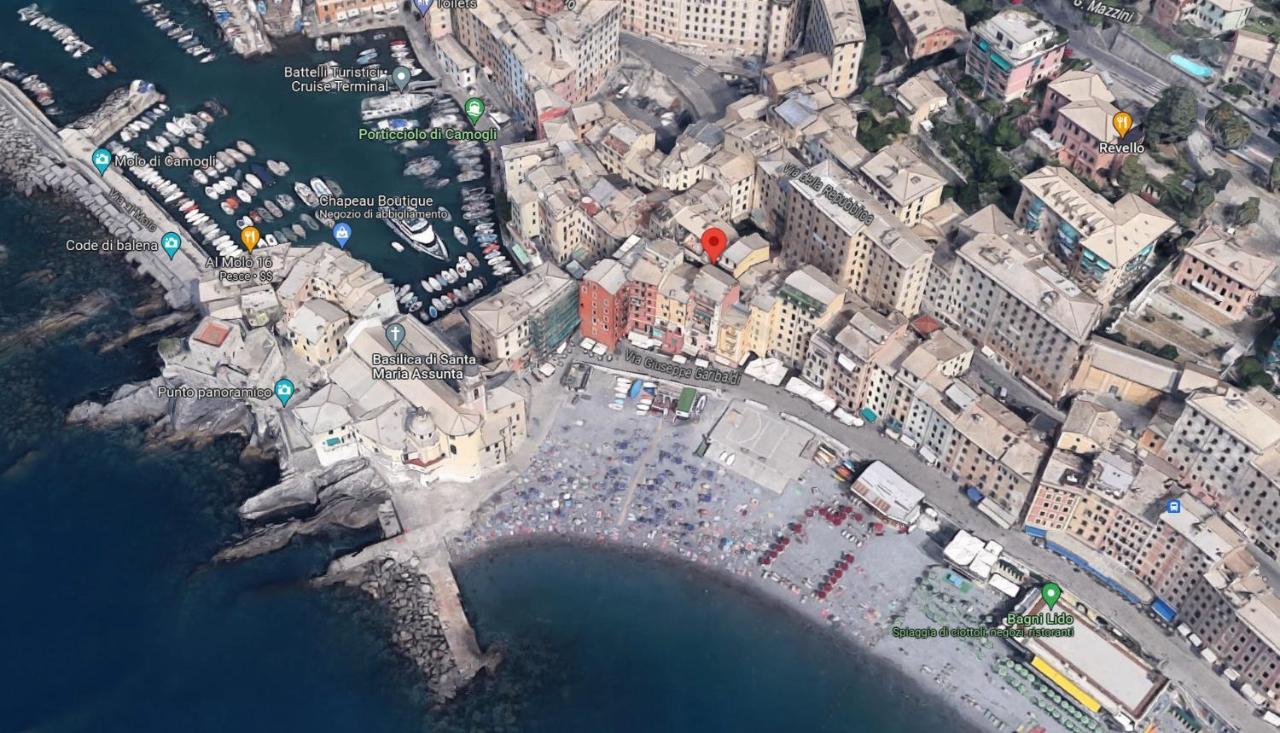 La Casa Nel Cuore Di Camogli Luaran gambar